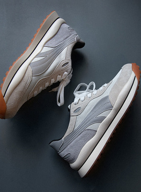 MRA华夫阿甘鞋男鞋秋季透气百搭厚底老爹鞋复古慢跑鞋运动休闲鞋