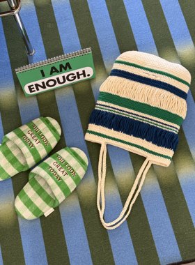 1.5mm纯棉空心棉＊森屿海风镂空流苏单肩包diy钩针编织毛线材料包