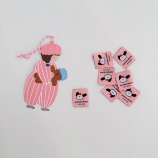 moonpie logo水洗唛领标布标丝带皮标 logo布标合辑