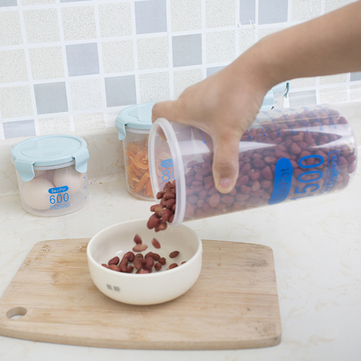 透明塑料厨房储物罐