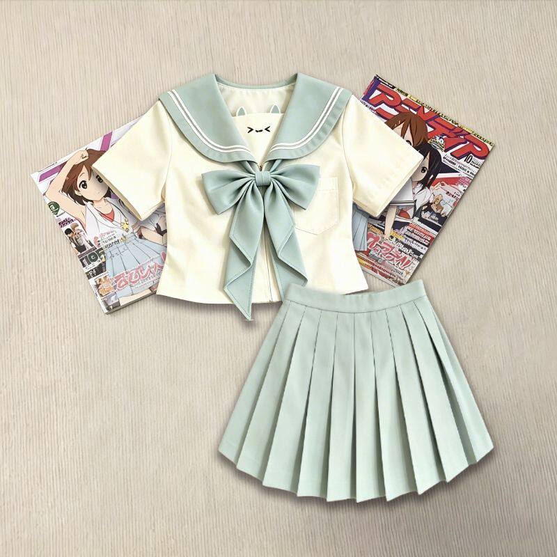 中大童原创夏季日系可爱风水手服JK制服套装甜美学院风水手服儿童
