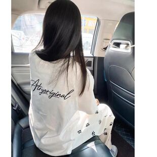 美式潮牌印花童装短袖t恤女夏季高街oversize设计感小众潮流上衣