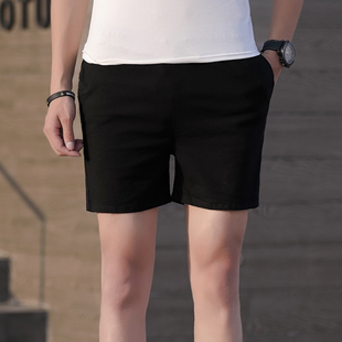 林弯弯小码26号27码纯色休闲四分短裤子男矮小个子S码XS三分裤155