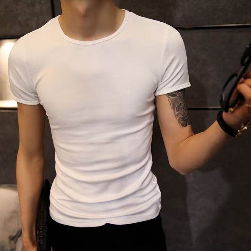 小码男装XS号加小码纯色短袖T恤s号修身半截袖打底矮小个子155tee