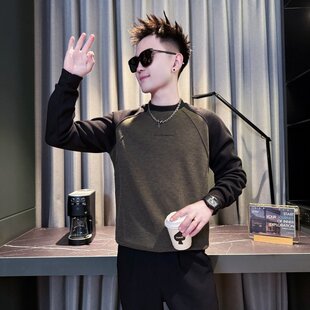 小个子小码男装小款加绒保暖卫衣男S号XS码长袖T恤内搭打底衫上衣