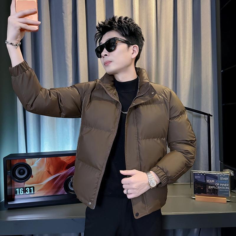 155小码男生棉服冬季加厚短款S号XS棉袄矮小个子棉衣小伙修身外套