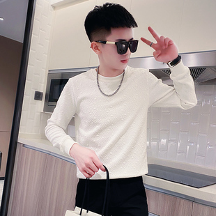 小码男装卫衣男小版修身长袖T恤155矮个子上衣XS码S春秋衣服外套