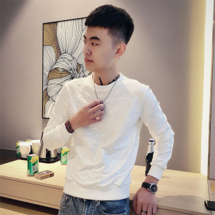 春秋季男士休闲卫衣S小码XS号长袖t恤社会小伙痞帅矮个子上衣160