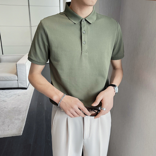 小码s小号男装纯色短袖Polo衫上衣矮小个子S号xs码韩版修身保罗衫