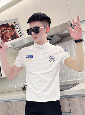 夏季小号小个子短袖polo衫小码男装社会小伙修身t恤155xs青年翻领