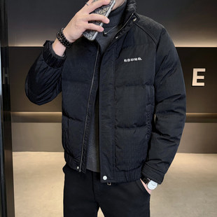 小个子155男超小码羽绒服特瘦版XS号短款超修身S加厚立领羽绒外套