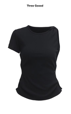 THREEGOOOD/三吉扭结半袖T恤