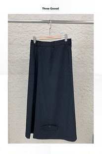 女 半裙2024新款 THREE GOOOD殷三吉轻职风围裹西装