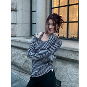 航海日志 THREE GOOOD殷三吉 不规则裁剪设计感宽松上衣女2025