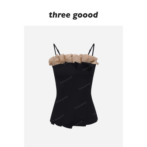 THREEGOOOD桑蚕丝显瘦吊带