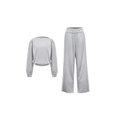 THREE GOOOD殷三吉 活力在线螺纹卫衣套装DTT240230