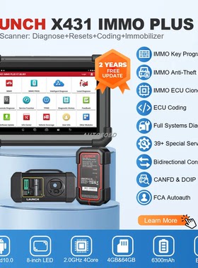Launch X431 IMMO Plus Key Programmer & Auto Diagnostic Tool