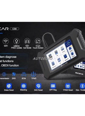 MUCAR CS6 CS4 OBD2 Car Diagnostic Scanner ABS SRS EC M TCM