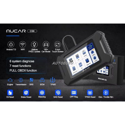 MUCAR CS6 CS4 OBD2 Car Diagnostic Scanner ABS SRS EC M TCM