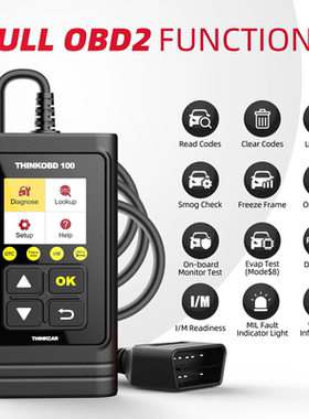 跨境批发THINKCAR THINKOBD 100 OBD2 CODE Diagnostic SCANNER