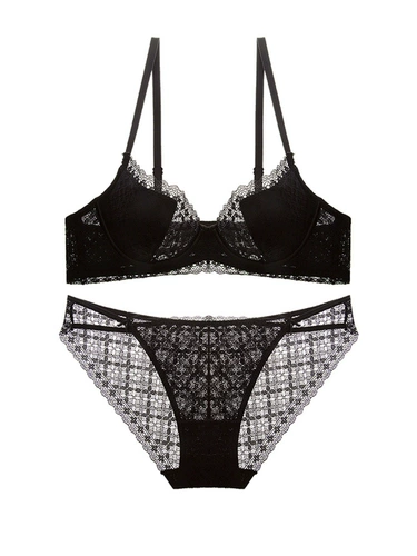 Сексуальное нижнее белье, комплект, тонкий бюстгалтер, бюстгальтер с косточками, штаны, французский стиль