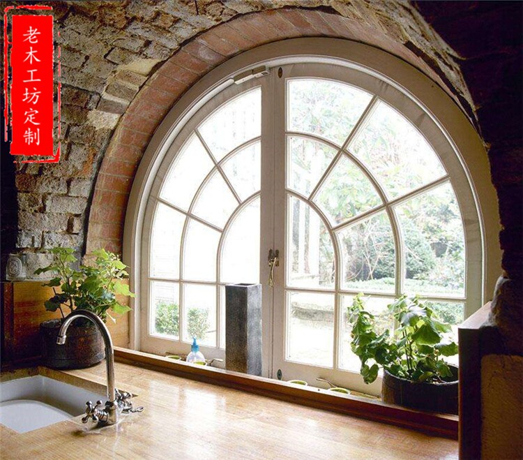 customized Mediterranean Sea Vaulted window solid wood window indoor window European style decorate manual solid wood kitchen 12in the Whole house custom , Window , Casement  category - from Buy2taobao.com to provide professional Taobao agent buy service