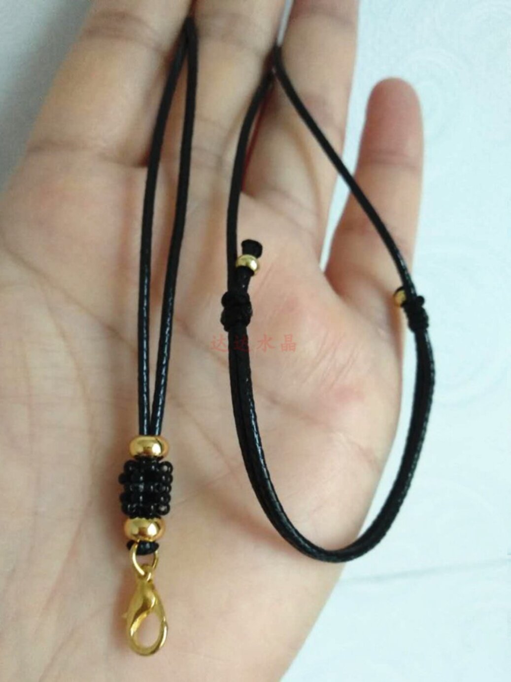 2024 NEW THAI BUDDHA BRAND CHAIN HANDMADE NECKLACE PENDANT LANYARD WAX LEATHER ROPE ADJUSTMENT LOBSTER BUCKLE BUDDHA BRAND LANYARD