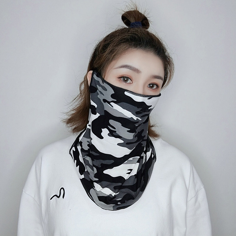 男女户外保暖围脖套头春秋冬季骑行骑车挂耳防晒面纱面罩2021新款