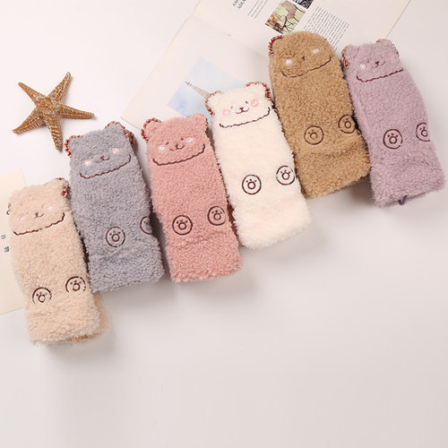 软妹ins风加绒加厚防寒挂脖手套