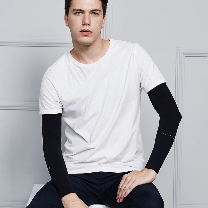 韩国夏季防晒手套男女运动胳膊护袖手臂套袖假袖子冰爽冰丝袖套长