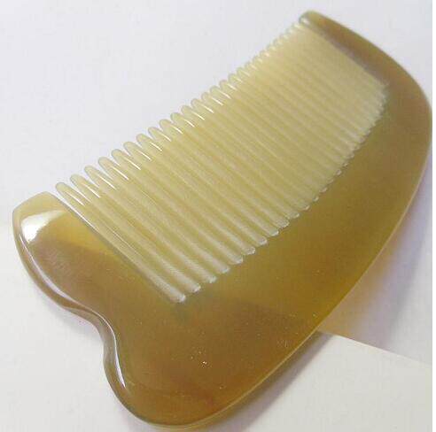 梳心缘正品 白水牛角梳子 小号 天然 正品 防静电直发按摩梳护理