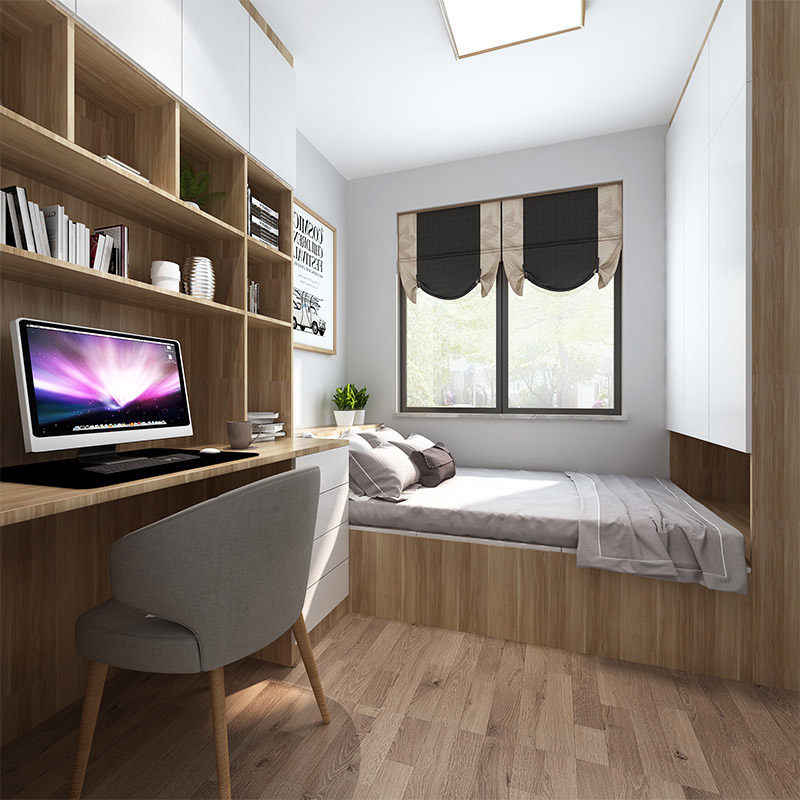 金银鸟家具榻榻米小房间改造设计阳台飘窗槢槢米地台小户型