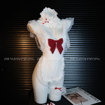 性感纯欲cos厨娘可爱女佣围裙