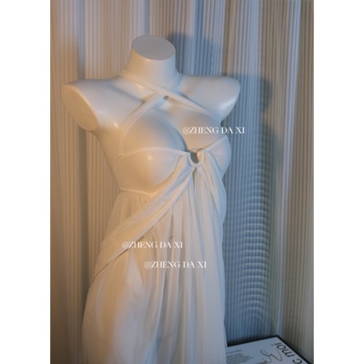 趣味内衣网纱交叉辣妹