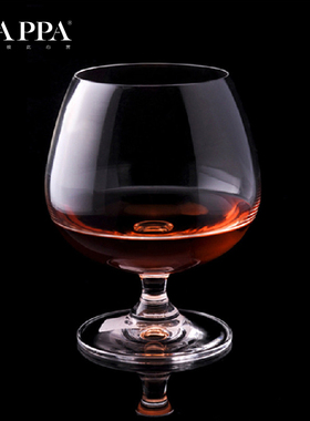 NAPPA水晶玻璃白兰地杯酒杯 矮脚红酒杯洋酒杯烈酒干邑杯马爹利杯