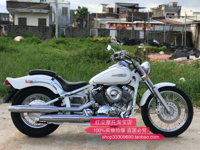 [红尘摩托店]出售—雅马哈竞速之星400巡航太子车,摆台展示很好