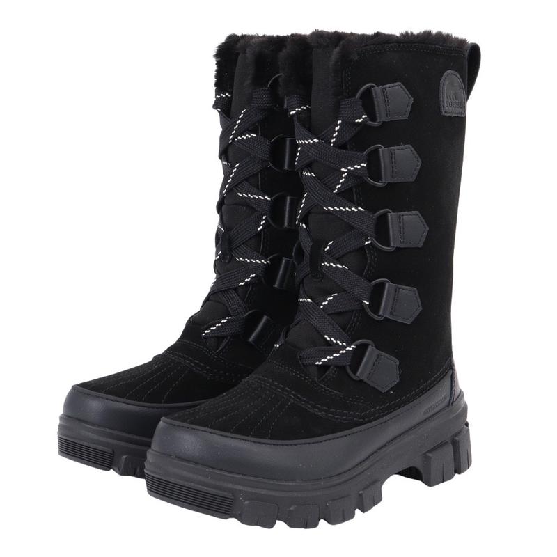 SOREL女士雪地靴防水保暖防滑户外靴高筒系带女靴