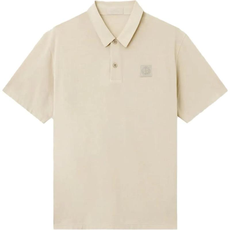 STONE ISLAND男装石岛Polo衫Ghost Collection简洁百搭T恤