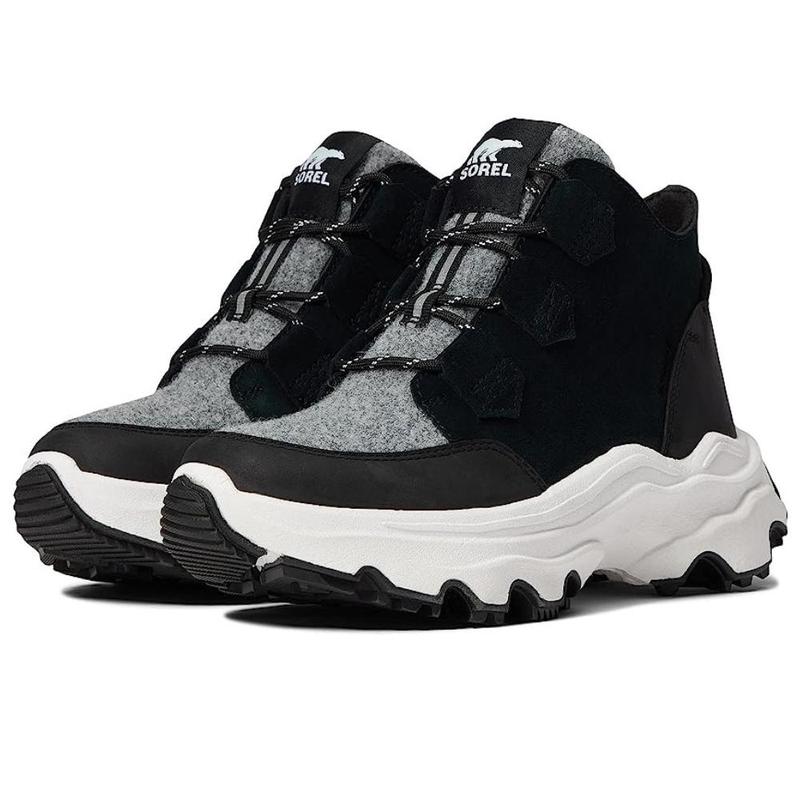 代购SOREL女士雪地靴保暖防滑耐磨户外靴中筒系带女鞋