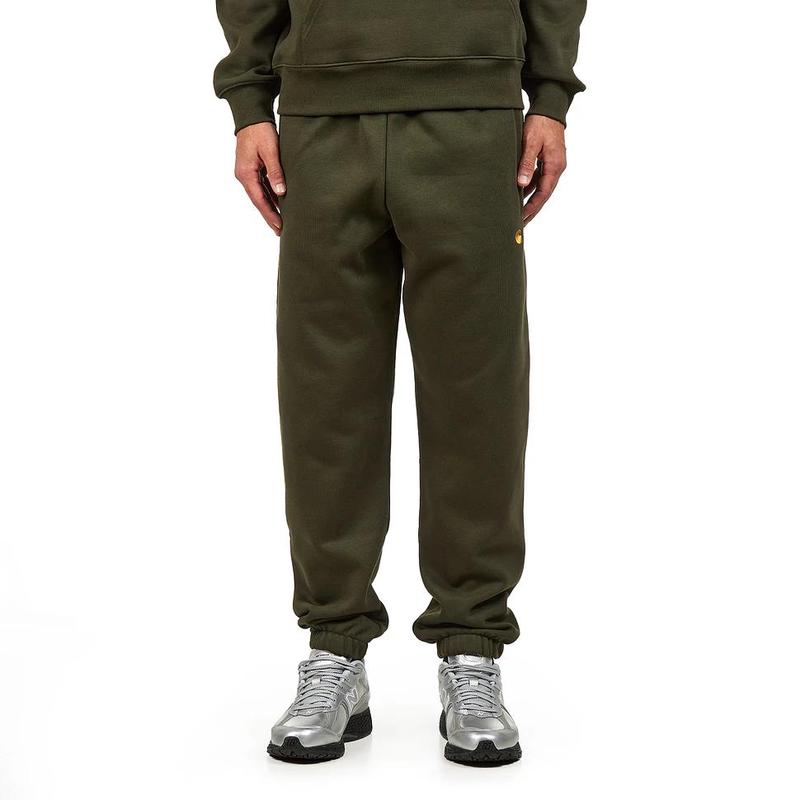 CARHARTT WIP裤子男保暖舒适透气耐磨橄榄绿束脚设计侧口袋