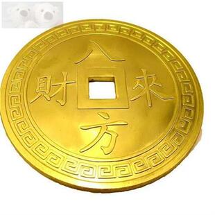 金蟾嘴里的吸财钱招财兽口中含的铜钱吞金兽叼的钱金蝉进宝钱大号