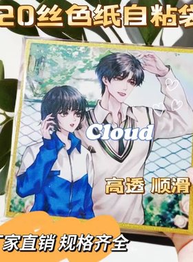 色纸自封袋CPP20丝光夜未定绘旅人ES徽章立牌收纳自粘保护套卡膜