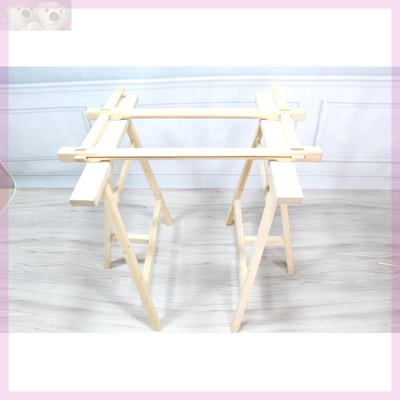 苏绣绣架实木绣架手工苏绣刺绣花绷架十字绣diy工具台式绣绷架子