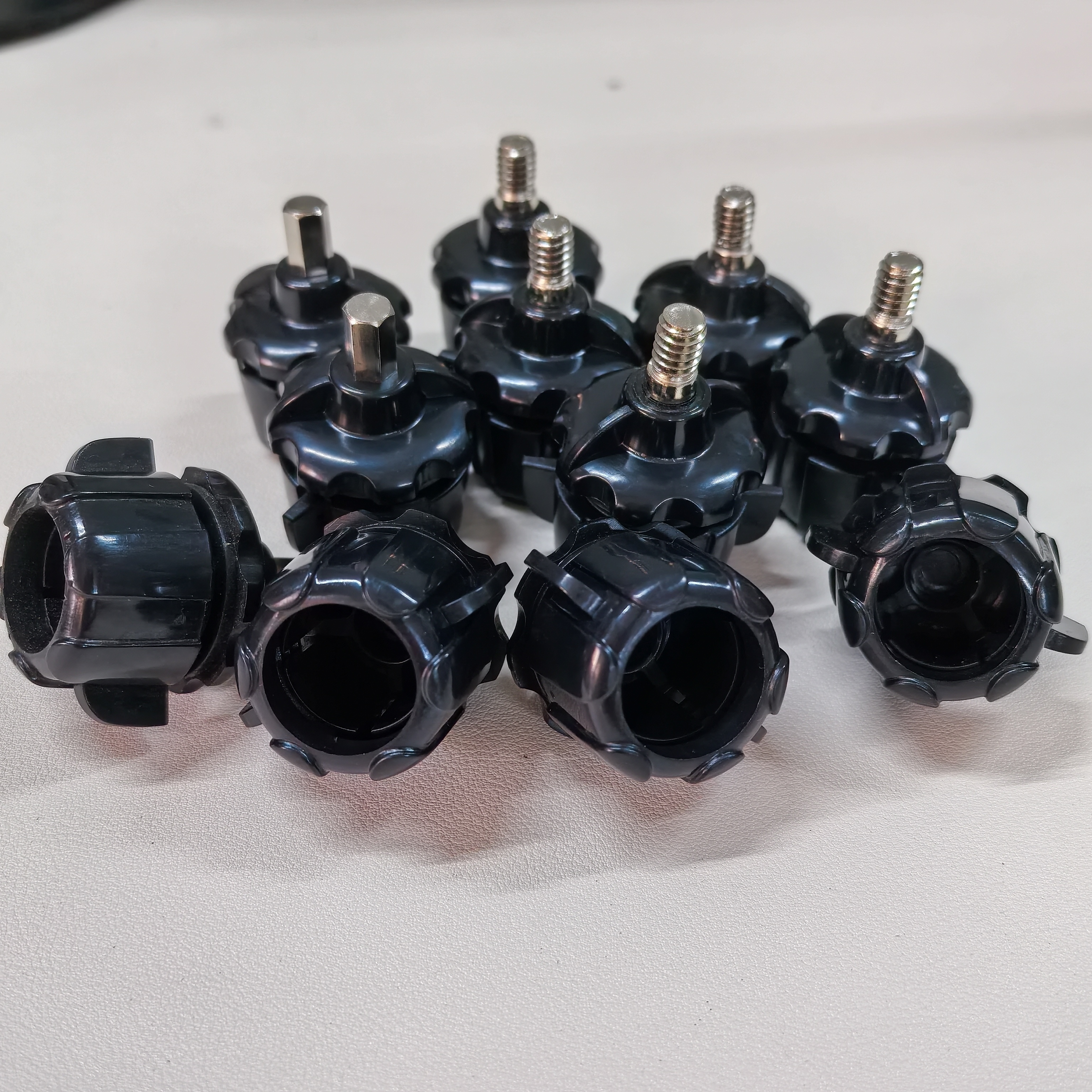 手机支架配件散热器配件17mm转接头万向轮1/4长云台转接头