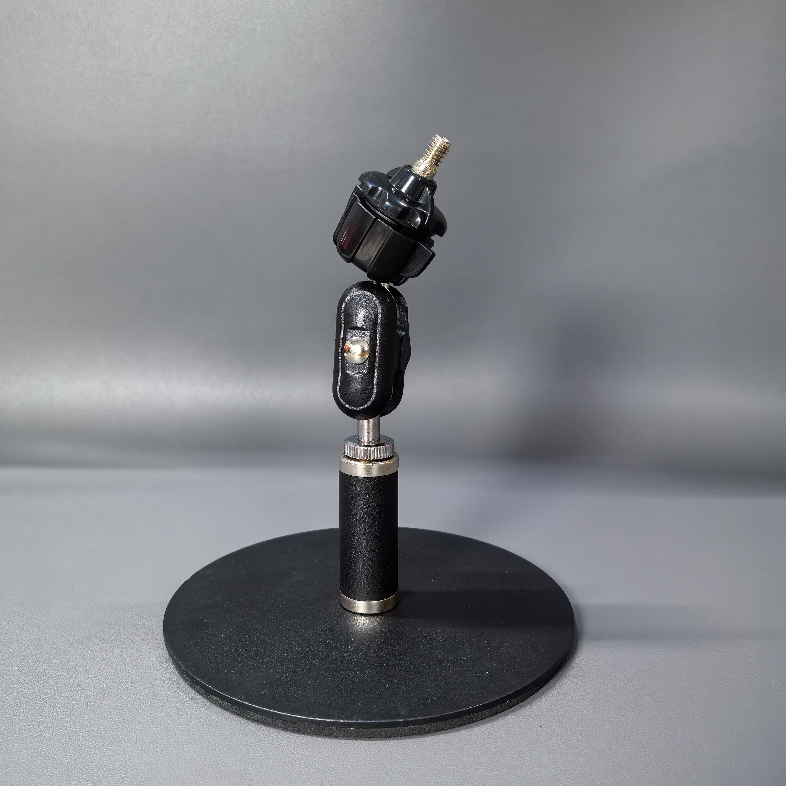 金属手机支架散热器配件17mm转接头万向轮1/4转接头360旋转可伸缩