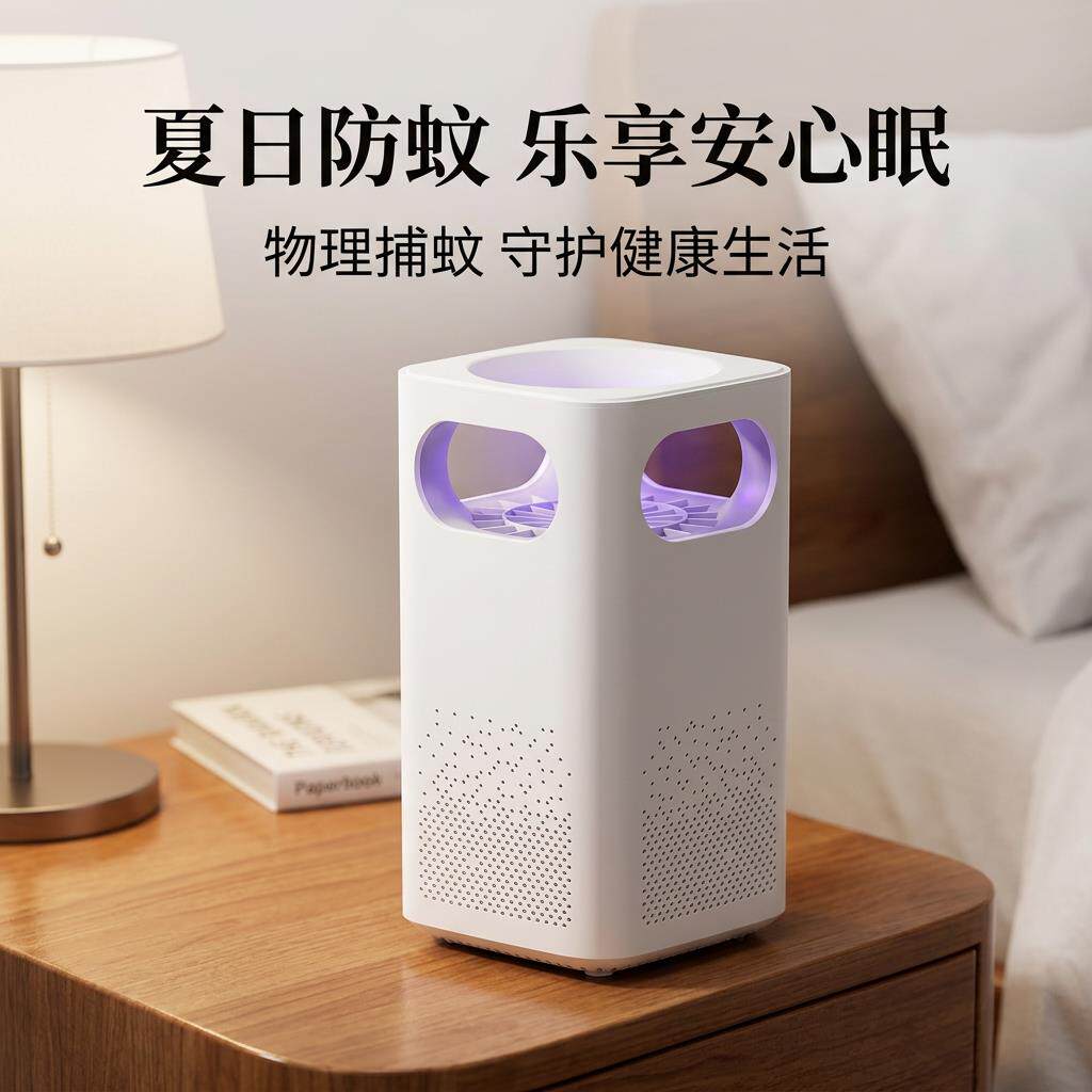 灭蚊灯2026新款家用新型吸入式吸蚊灯创意3D小夜灯室内LED捕蚊器