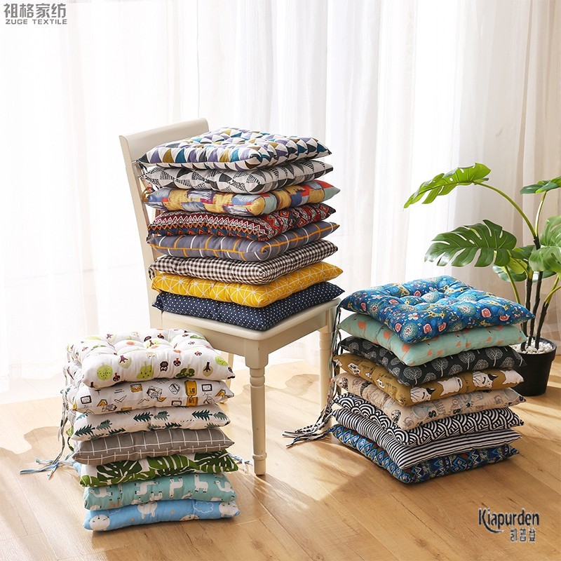 坐垫加厚沙发海绵垫小块榻榻米汽车办公椅子四季通用椅垫新款