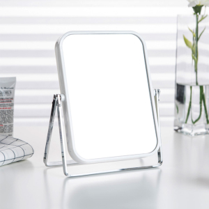 木质镜子折叠化妆镜台式