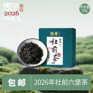 2026桂青广西六堡茶社前茶 正宗广西梧州黑茶散茶