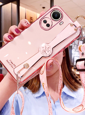 适用华为nova10se手机壳hinova10es腕带保护硅胶套BNE一AL00斜挎挂绳hi智选全包novo防摔软nove女note背带hin